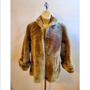 Vintage Lamb Fur Coat
